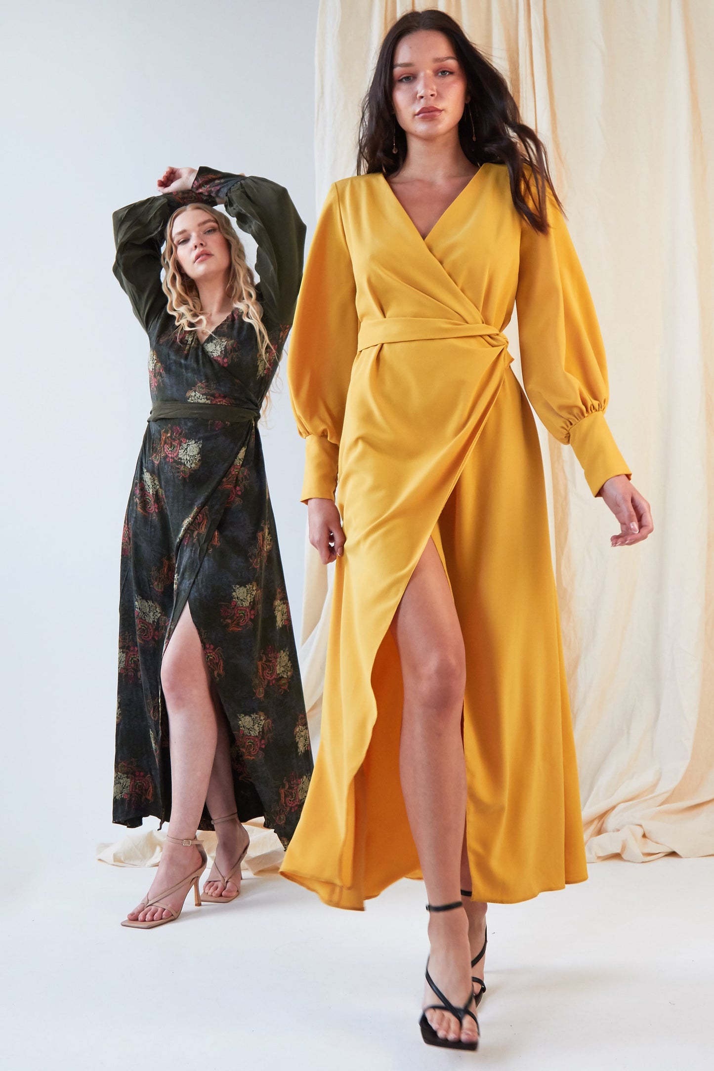 Mustard Wrap Dress