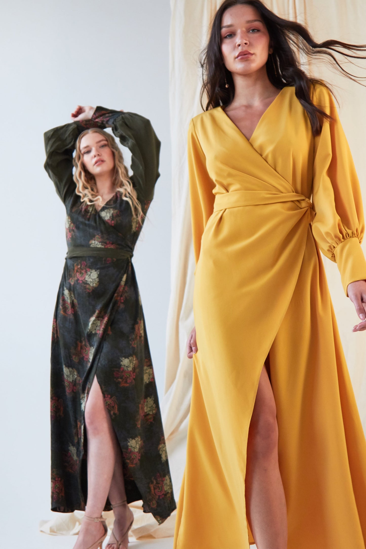 Mustard Wrap Dress