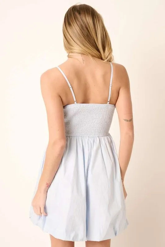 Mittoshop Ruched Detail Bubble Hem Mini Dress – view 4