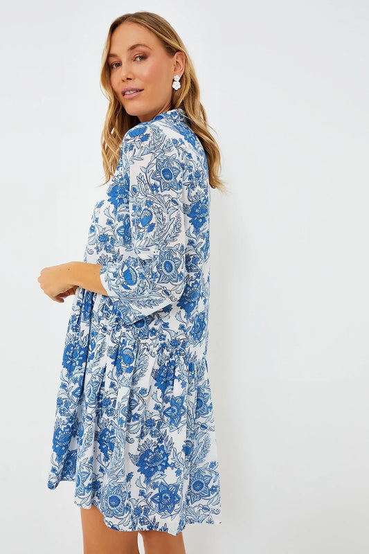 Exclusive Blue Leticia Deauville Mini Dress